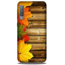 Wooden look3 Mobile Back Case for Galaxy A50 (Design - 61)
