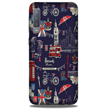 Love London Mobile Back Case for Galaxy A50 (Design - 75)