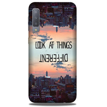Look at things different Mobile Back Case for Galaxy A50 (Design - 99)