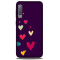 Purple Background Case for Samsung A50  (Design - 107)