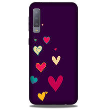 Purple Background Mobile Back Case for Galaxy A50  (Design - 107)