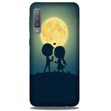 Love Couple Mobile Back Case for Galaxy A50  (Design - 109)