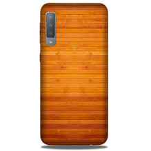 Wooden Look Mobile Back Case for Galaxy A50  (Design - 111)