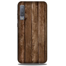 Wooden Look Mobile Back Case for Galaxy A50  (Design - 112)
