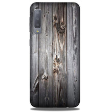 Wooden Look Mobile Back Case for Galaxy A50  (Design - 114)