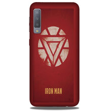 Iron Man Superhero Mobile Back Case for Galaxy A50  (Design - 115)