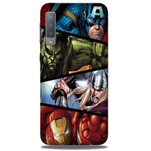 Avengers Superhero Mobile Back Case for Galaxy A50  (Design - 124)