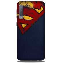 Superman Superhero Mobile Back Case for Galaxy A50  (Design - 125)