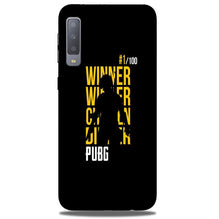 Pubg Winner Winner Mobile Back Case for Galaxy A50  (Design - 177)