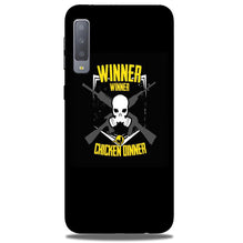Winner Winner Chicken Dinner Mobile Back Case for Galaxy A50  (Design - 178)
