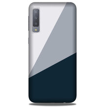 Blue Shade Mobile Back Case for Galaxy A50 (Design - 182)