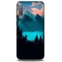 Mountains Mobile Back Case for Galaxy A50 (Design - 186)