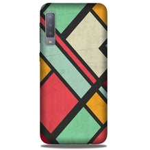 Boxes Mobile Back Case for Galaxy A50 (Design - 187)