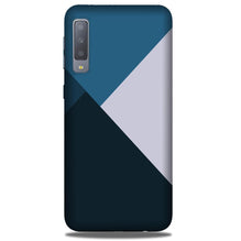 Blue Shades Mobile Back Case for Galaxy A50 (Design - 188)