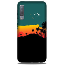 Sky Trees Mobile Back Case for Galaxy A50 (Design - 191)