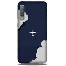 Clouds Plane Mobile Back Case for Galaxy A50 (Design - 196)
