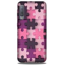 Puzzle Mobile Back Case for Galaxy A50 (Design - 199)