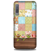 Owls Mobile Back Case for Galaxy A50 (Design - 202)