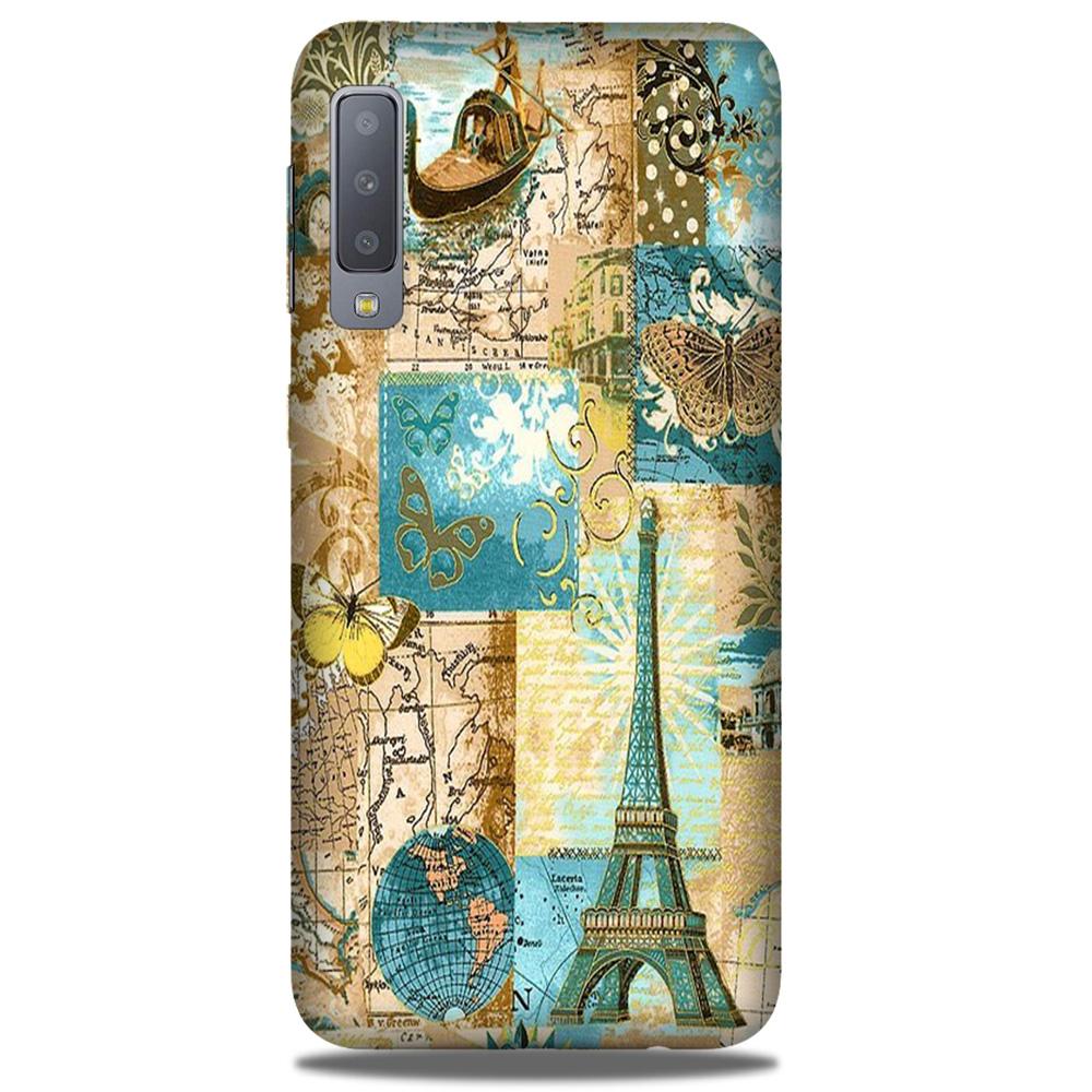 Travel Eiffel Tower Case for Samsung A50 (Design No. 206)