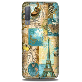 Travel Eiffel Tower Case for Galaxy A50 (Design No. 206)