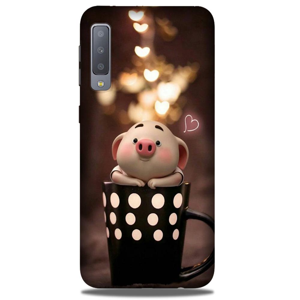 Cute Bunny Case for Galaxy A50 (Design No. 213)
