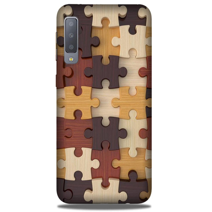 Puzzle Pattern Case for Galaxy A50 (Design No. 217)