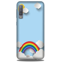 Rainbow Mobile Back Case for Galaxy A50 (Design - 225)