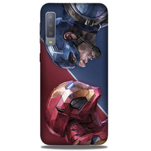 Ironman Captain America Mobile Back Case for Galaxy A50 (Design - 245)