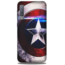 Captain America Shield Mobile Back Case for Galaxy A50 (Design - 250)