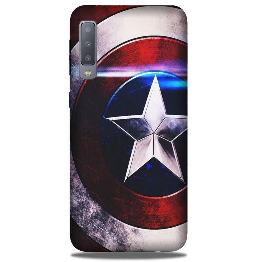 Captain America Shield Case for Galaxy A50 (Design No. 250)