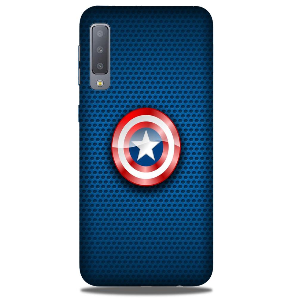 Captain America Shield Case for Galaxy A50 (Design No. 253)