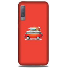 Travel Bus Mobile Back Case for Galaxy A50 (Design - 258)