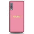 Girl Boss Pink Case for Samsung A50 (Design No. 263)