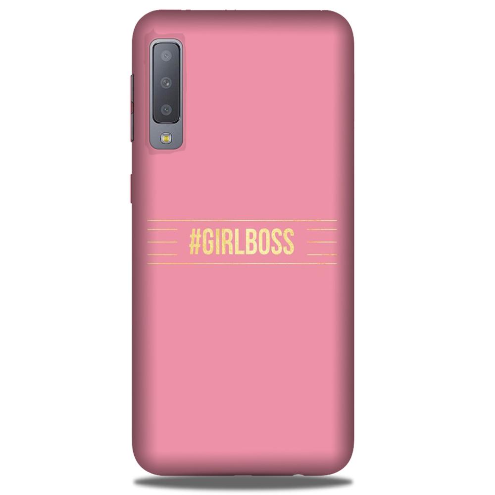 Girl Boss Pink Case for Galaxy A50 (Design No. 263)