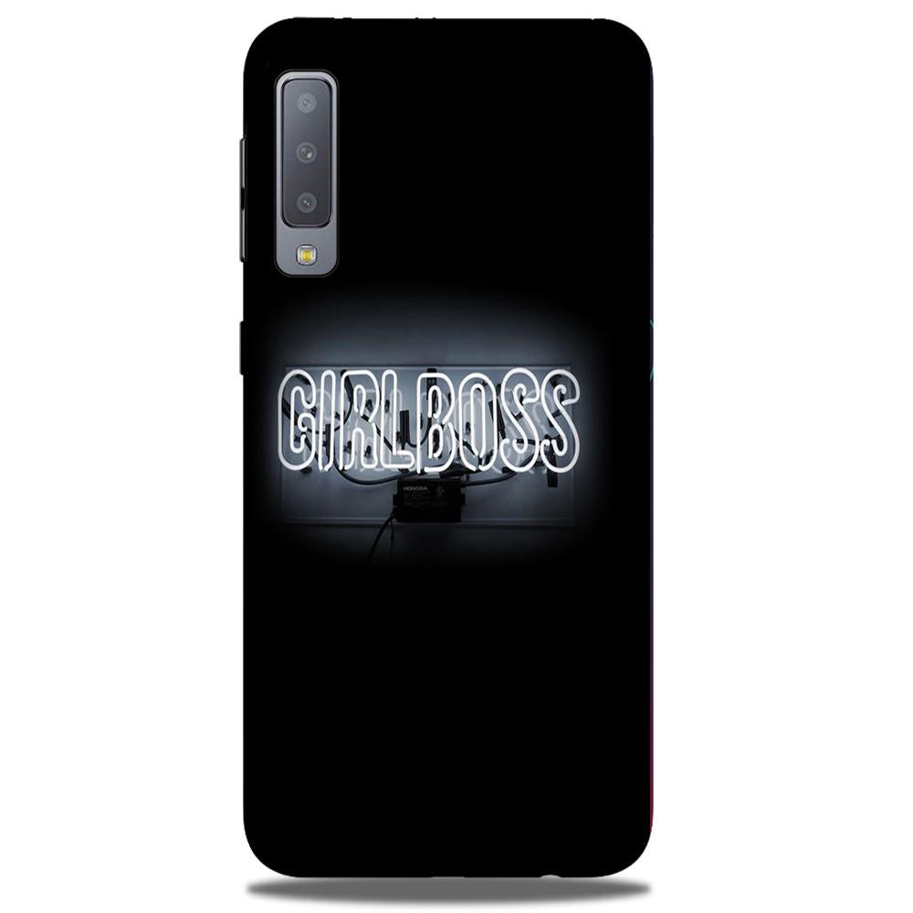 Girl Boss Black Case for Galaxy A50 (Design No. 268)