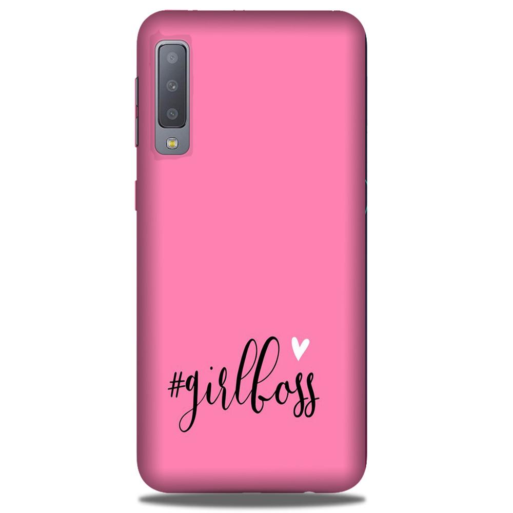 Girl Boss Pink Case for Galaxy A50 (Design No. 269)