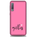 Girl Boss Pink Case for Galaxy A50 (Design No. 269)