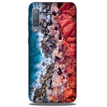 Sea Shore Mobile Back Case for Galaxy A50 (Design - 273)
