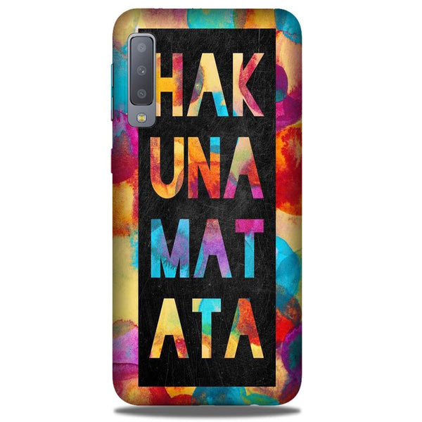 Hakuna Matata Mobile Back Case for Galaxy A50 (Design - 323)