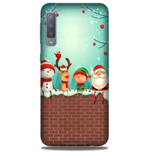 Santa Claus Mobile Back Case for Galaxy A50 (Design - 334)