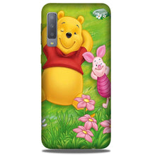 Winnie The Pooh Mobile Back Case for Galaxy A50 (Design - 348)