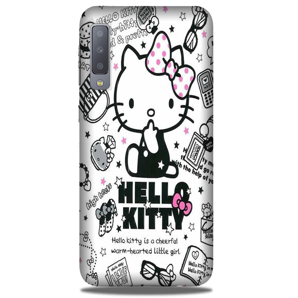 Hello Kitty Mobile Back Case for Galaxy A50 (Design - 361)