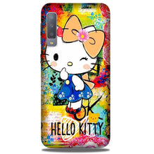 Hello Kitty Mobile Back Case for Galaxy A50 (Design - 362)
