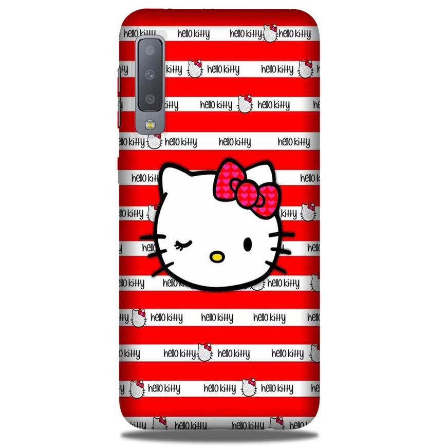 Hello Kitty Mobile Back Case for Galaxy A50 (Design - 364)