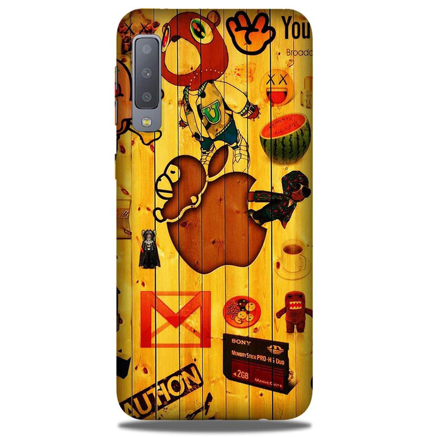 Wooden Texture Mobile Back Case for Galaxy A50 (Design - 367)