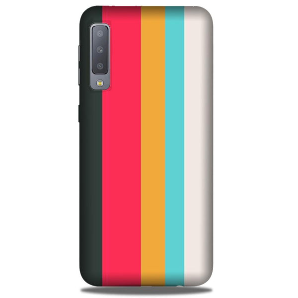 Color Pattern Mobile Back Case for Galaxy A50 (Design - 369)