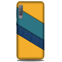 Diagonal Pattern Mobile Back Case for Galaxy A50 (Design - 370)