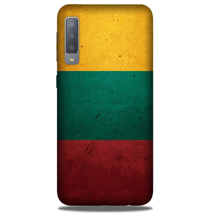 Color Pattern Mobile Back Case for Galaxy A50 (Design - 374)