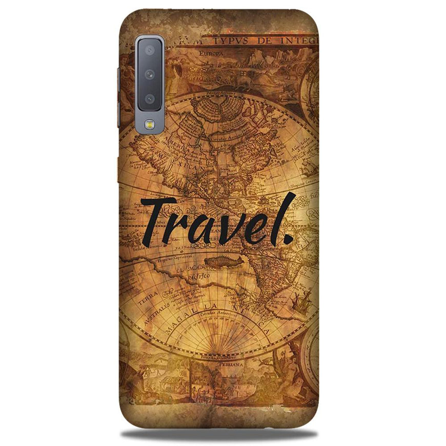 Travel Mobile Back Case for Galaxy A50 (Design - 375)