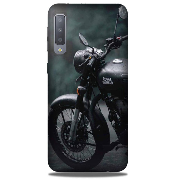 Royal Enfield Mobile Back Case for Galaxy A50 (Design - 380)